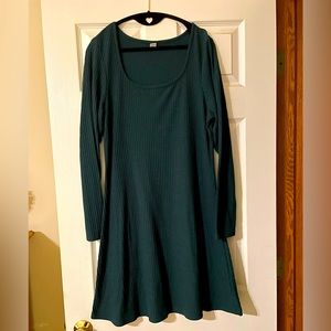 Old Navy Rib Knit Green dress 🍀